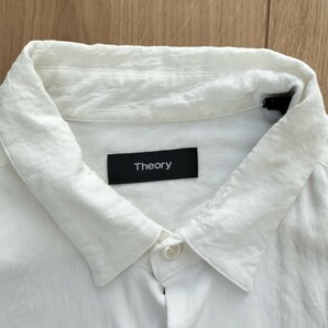 Theory セオリー リネンシャツ 長袖シャツ 白 1枚サービスの画像2