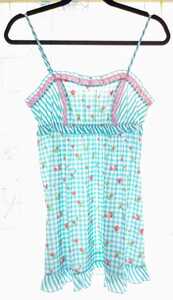 последний! Новая битка с PJ My Little Joy Long Cami M Size Light Blue Slick Fabric