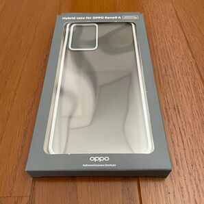 oppo reno9A 純正ハイブリッドケース(パウダーブルー)