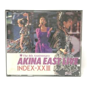 ＊[CD]中森明菜 AKINA EAST LIVE INDEX－XXⅢ The 8th Anniversary 2枚組 デビュー8周年伝説のコンサート イースト・ライヴ インデックス23
