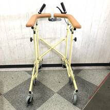 ＊松永製作所 SM-40 室内用 6輪歩行器 ホップステップ 手元ハンドル ブレーキ付 折り畳み 歩行補助器 介護 福祉 介助 リハビリ 取説付_画像4