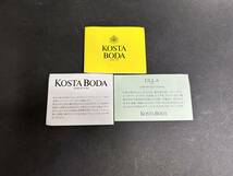 未使用　KOSTA BODA　ウラボウル　ガラス鉢_画像9