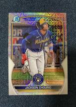 Jackson Chourio bowman chrome mojo refractor 2枚セット! 1st bowman RC _画像4