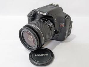 【5111】CANON キャノン EOS kiss X5 一眼レフカメラ デジタル 18-55mm 1:3.5-5.6 レンズ ブラック