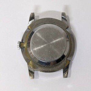 【4940】1円 UNIVERSITY ユニバーシティ DE LUXE 手巻き 腕時計 シルバー文字盤の画像6