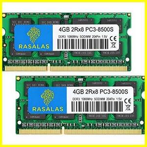 [ limitation! special price!] 4GB×2 sheets Note PC for 1066MHz 1067MHz DDR3 PC3-8500S memory 8GB 8500 green color * 4GBx2 sheets PC3-8500 8500S_ color :1066MHz