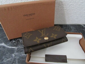 未使用品 / 本物・高級 ◆ ルイ・ヴィトン / LOUIS VUITTON ◆ キーケース ◆ ミュルティクレ4 ◆ モノグラム ■ M62631 ■