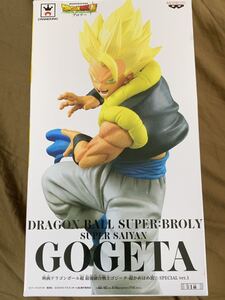 ナムコ限定 映画 ドラゴンボール超 ブロリー 最強融合戦士ゴジータ 超かめはめ波!!SPECIAL ver.1 超サイヤ人 孫悟空ベジータ金髪フィギュア