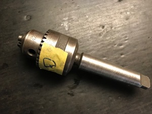 YUKIWA ドリルチャック　13MM　シャンクMT3付き　　動作渋い　　中古　　NO.D