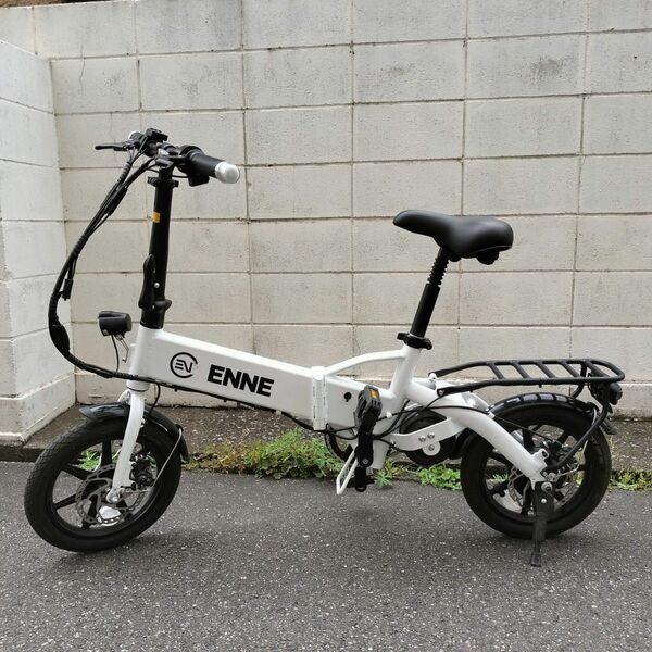 一部送無 自賠責付 特定小型原付 ENNE T250 電動バイク 電動自転車 14Ah 折り畳み モペット