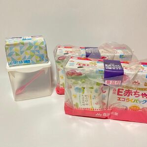 《新品》 ベビー 粉ミルク 森永 エコらくパック E赤ちゃん はぐくみ