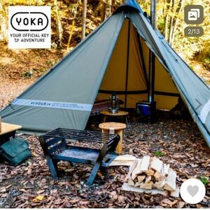 Yoka tipi 2泊使用　パンダtc旧型スタンダードインナーとグランドシート付き