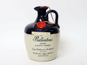 1円～★バランタイン ファイネスト スコッチウイスキー 陶器 Ballantine's *ウイスキー特級［度数:43% 内容量:760ml 総重量:1659g］