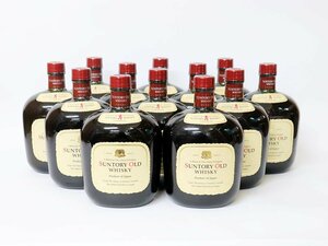 大阪府内限定発送／同梱不可／1円～★サントリー オールド ウイスキー SUNTORY *12本セット *箱付［度数:43% 内容量:750ml］