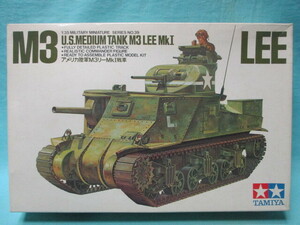  that time thing box address small deer 628 Tamiya model / Tamiya 1/35 America land army M3 Lee /LEE MkⅠ tank unopened / present condition goods outside fixed form 510 jpy Dragon 