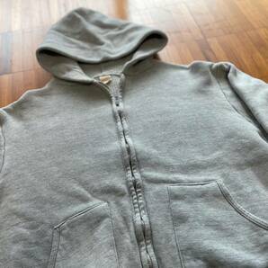 50's vintage spring foot 霜降りグレー セパポケ フルジップパーカー ダブルフェイス 裏サーマル hoodie mayo SPRUCE スウェット championの画像6