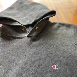 vintage 90sトリコタグ チャンピオン リバースウィーブ スウェット パーカー ブラック champion reverse weave sweat hoodie black visvim の画像1