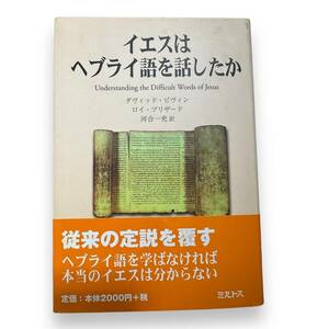 イエスはヘブライ語を話したか ダヴィッド・ビヴィン／著　ロイ・ブリザード／著　河合一充／訳