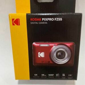 【新品未開封】 Kodak PIXPRO FZ55 赤（レッド） コダック コンパクトデジタルカメラ