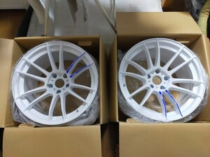 レイズ RAYS 57エクストリーム 57XTREME SPEC-D 18インチ 2本 O2Z 18×10.5j +22 5H 114.3 ホイールコーティング済み。（説明参照要）