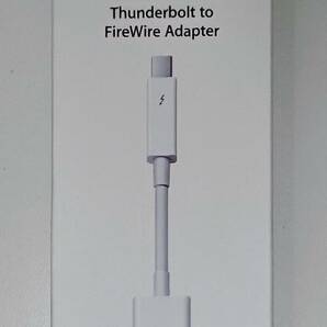 Apple Thunderbolt - FireWireアダプタ ( Thunderbolt 2 - FireWire 800 ) MD464ZM/A A1463の画像1