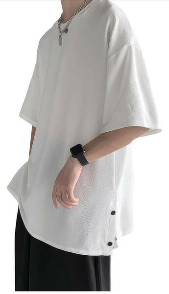 tシャツ メンズ 半袖 夏服 無地 大きい サイズ 夏服 半袖 ゆったり　XL