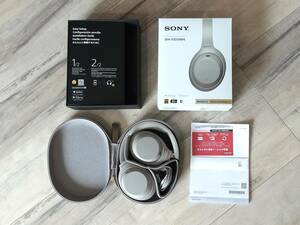 [ almost new goods ]SONY Sony WH-1000XM4 SM wireless noise cancel ring stereo headset platinum silver 