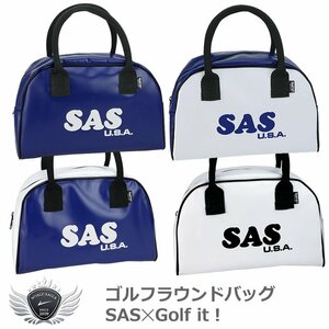 ライト ゴルフラウンドバッグ SAS×Golf it！　C-55 ネイビー/ホワイト[39007]