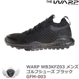 WARP WB3KFZ03 メンズゴルフシューズ ブラック GFM-003 26.5cm[53312]