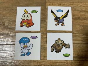 デコキャラシール　 ポケモンデコキャラシール　4枚セット