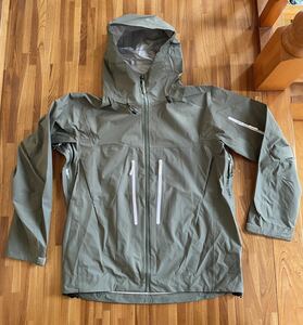  new goods high class outdoor brand factory . work waterproof waterproof 3re year jacket stop water zipper armpit ventilation green M