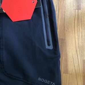 新品 NOGETA ベルト付属 耐摩耗ソフトシェル防水透湿トレッキングパンツ ブラック Mの画像4