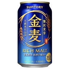  Suntory золотой пшеница 350ml жестяная банка бесплатный купон Family mart 