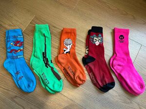 【カラフル】WHIMSY SOCKS ソックス 5足セット