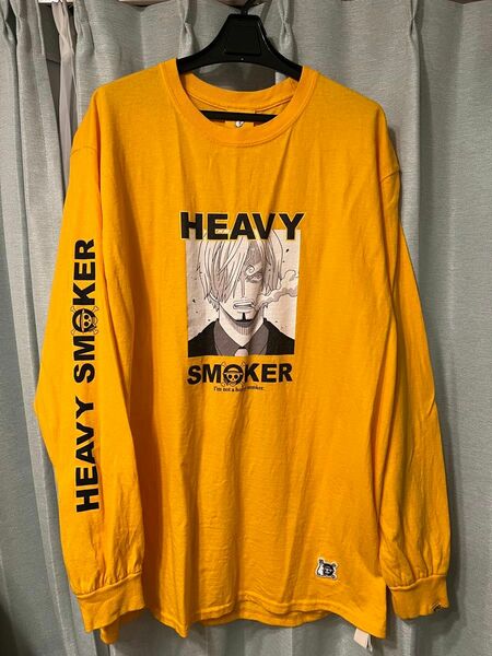 【FR2】ワンピース サンジ ロンT 長袖Tシャツ　Heavy Smoker