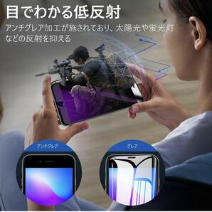 【未開封】MINIKA★ iPhone SE ガラスフィルム ブルーライトカット アンチグレア iPhone SE2 / SE3 【1枚セット/硬度10H/反射防止】送料込の画像7