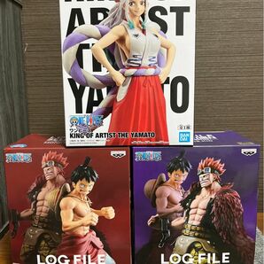ONE PIECE フィギュア　LOG FILE SELECTION全2種＋KING OF ARTIST THE ヤマト