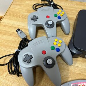 Nintendo 64 NUS-001(JPN)コントローラー ソフト ACアダプタ セットの画像3