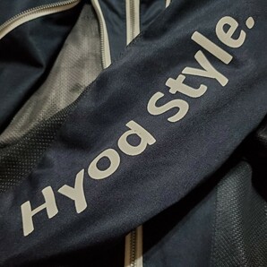 【M】HYOD D3O メッシュジャケット ネイビー ベンチレーション付き 三点パッド付き バイク ライディング ライダース SPEED PARKAの画像4