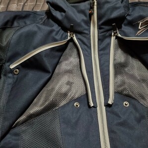【M】HYOD D3O メッシュジャケット ネイビー ベンチレーション付き 三点パッド付き バイク ライディング ライダース SPEED PARKAの画像3