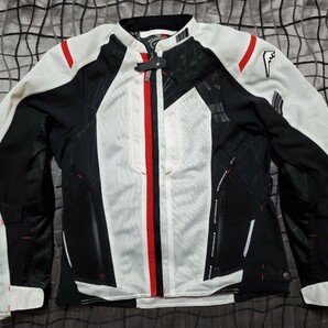 【2022】クシタニ エアーコンデントジャケット LLサイズ K2384 三点パッド付き（CE）バイク ライディング ライダース メッシュの画像1