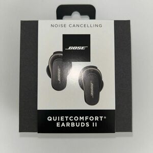 Bose QuietComfort Earbuds II QCEARBUDSIIBLKトリプルブラック　ケース付き