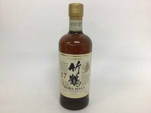 ウイスキー ニッカ 竹鶴 17年 ピュアモルト 700ml 重量番号:2 (35)