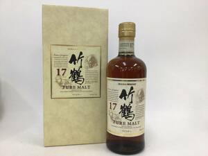 ウィスキー ニッカ竹鶴17年箱付 700ml 重量番号:2 (RW32)