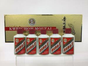 中国酒 貴州茅台酒 マオタイ ミニボトル 5本セット 50ml 重量番号:5(T-12)