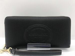 新品COACH コーチ　長財布 　ヘリテージ　ブラック