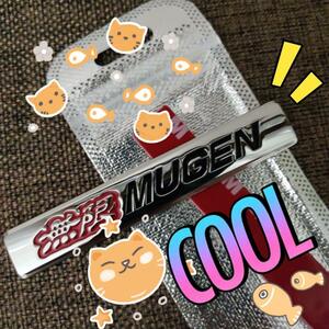 【新製品】MUGEN 無限 高品質 メタル製 エンブレム Ｆ※1個