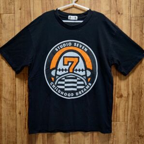 Studio Seven × GU コラボ 半袖 Tシャツ ビッグロゴ ビッグシルエット