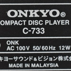 Σ2639 中古品 ONKYO C-733 オンキョー CDデッキの画像8