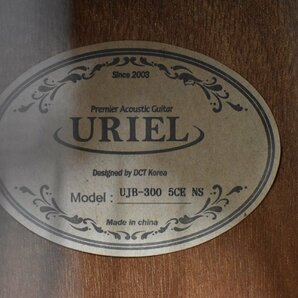 Σ2530 中古品 URIEL UJB-300 5CE NS ウリエル エレアコ アコースティック 5弦 ベースの画像7